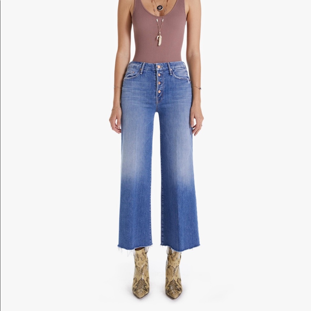MOTHER wide leg jeans, new without tags never worn
